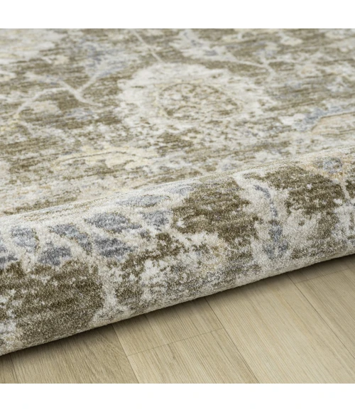 LR Home Miranda Green MIRAN 6ft.6in. x 6ft.6in. Round Rug