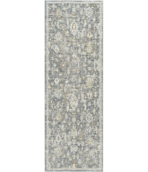 LR Home Miranda Blue MIRAN 2ft.7in. x 7ft.10in. Runner Rug