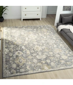 LR Home Miranda Blue MIRAN 7ft.9in. x 10ft. Rectangle Rug