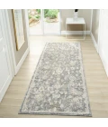 LR Home Miranda Blue MIRAN 2ft.7in. x 7ft.10in. Runner Rug