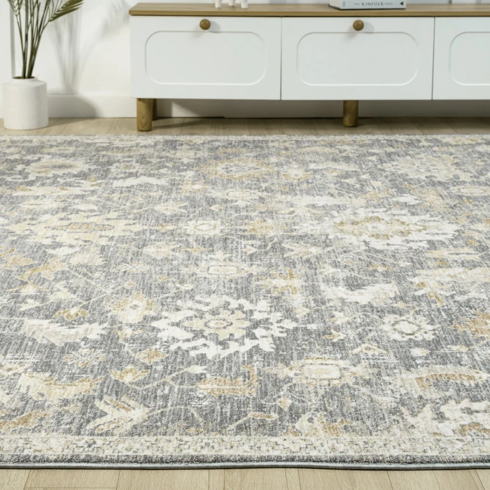 Rugs Town Blue MIRAN 2ft.7in. x 7ft.10in. Runner Rug
