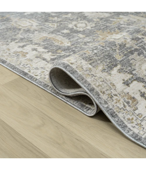 LR Home Miranda Blue MIRAN 9ft. x 12ft. Rectangle Rug