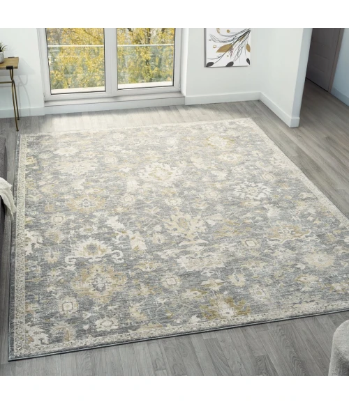 Rugs Town Miranda Blue Fortuna 4ft. x 6ft.6in. Rect. Rug