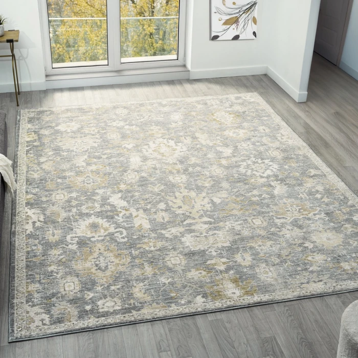 Rugs Town Blue Fortuna 4ft. x 6ft.6in. Rect. Rug