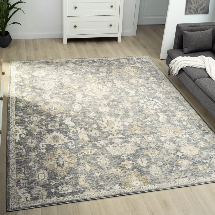 Rugs Town Blue Fortuna 4ft. x 6ft.6in. Rect. Rug