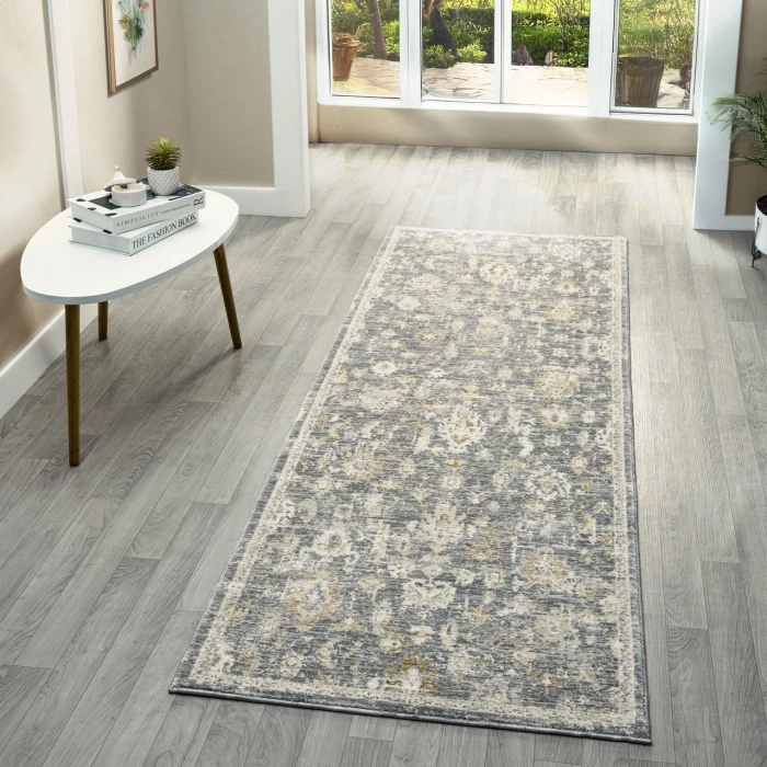 Rugs Town Blue MIRAN 2ft.7in. x 7ft.10in. Runner Rug
