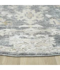 LR Home Miranda Blue MIRAN 6ft.6in. x 6ft.6in. Round Rug