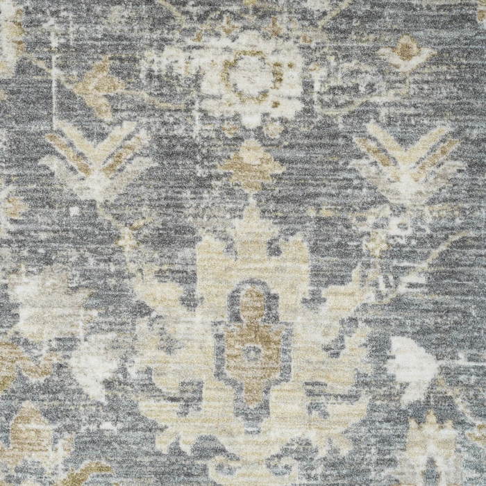 Rugs Town Blue MIRAN 6ft.6in. x 6ft.6in. Round Rug