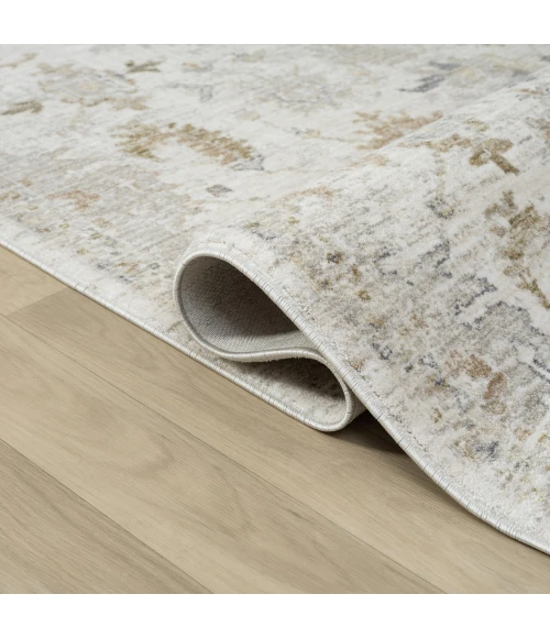 LR Home Miranda Cream MIRAN 6ft. x 9ft. Rectangle Rug