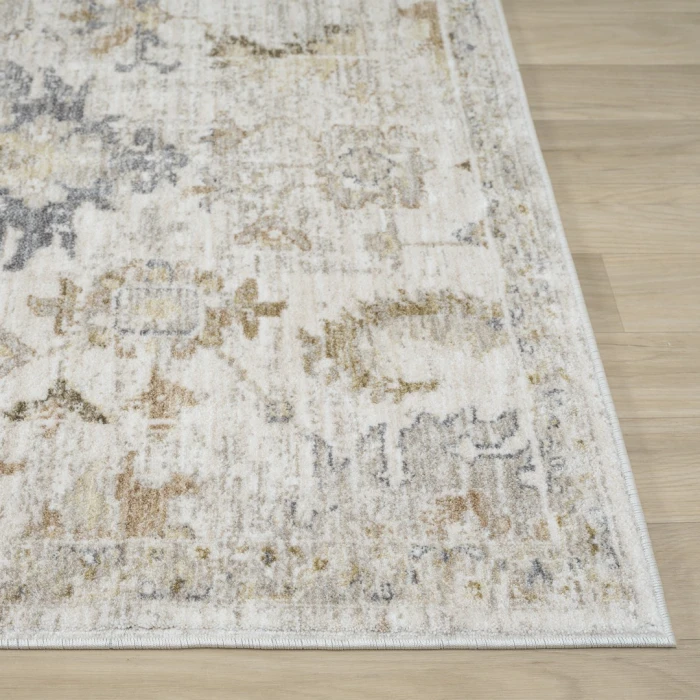 Rugs Town Cream MIRAN 2ft.7in. x 7ft.10in. Runner Rug