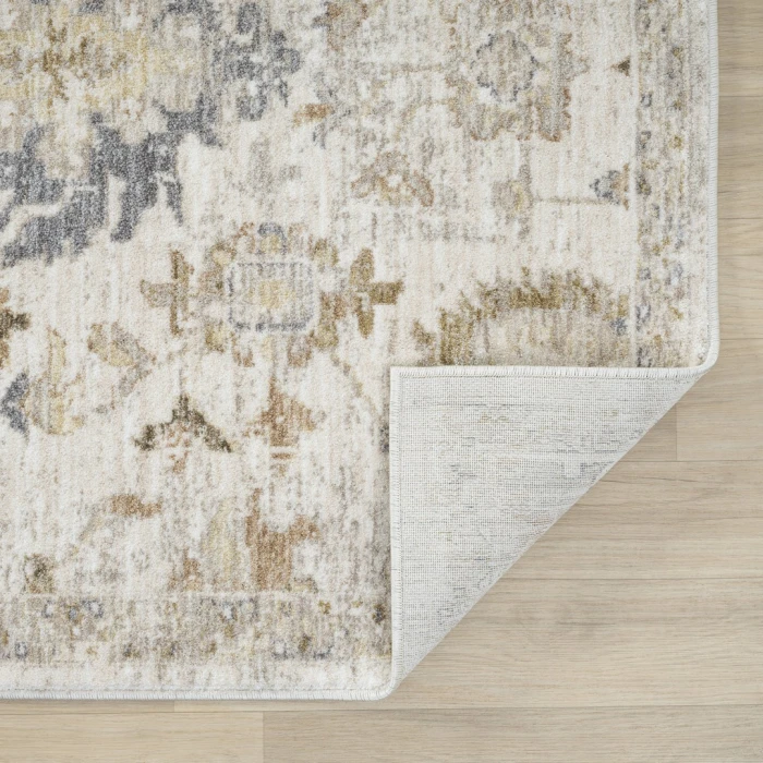 Rugs Town Cream MIRAN 2ft.7in. x 7ft.10in. Runner Rug