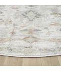 LR Home Miranda Cream MIRAN 6ft.6in. x 6ft.6in. Round Rug