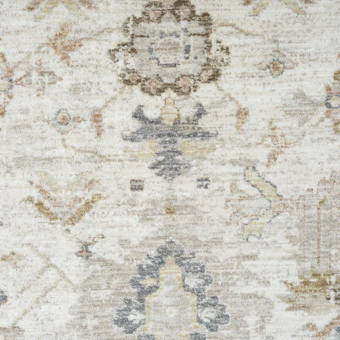 Rugs Town Cream MIRAN 6ft.6in. x 6ft.6in. Round Rug