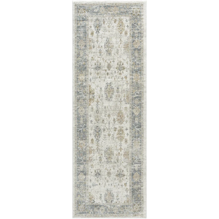 Rugs Town Ivory MIRAN 2ft.7in. x 7ft.10in. Runner Rug