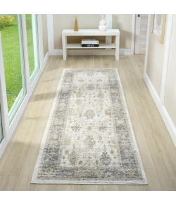 LR Home Miranda Ivory MIRAN 2ft.7in. x 7ft.10in. Runner Rug