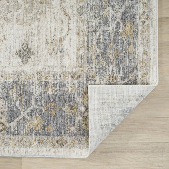 Rugs Town Ivory MIRAN 2ft.7in. x 7ft.10in. Runner Rug