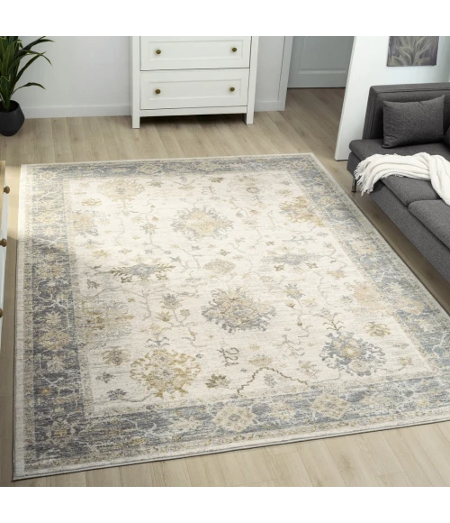 Rugs Town Miranda Ivory Fresnal 4ft. x 6ft.6in. Rect. Rug