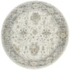LR Home Miranda Ivory MIRAN 6ft.6in. x 6ft.6in. Round Rug