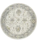LR Home Miranda Ivory MIRAN 6ft.6in. x 6ft.6in. Round Rug