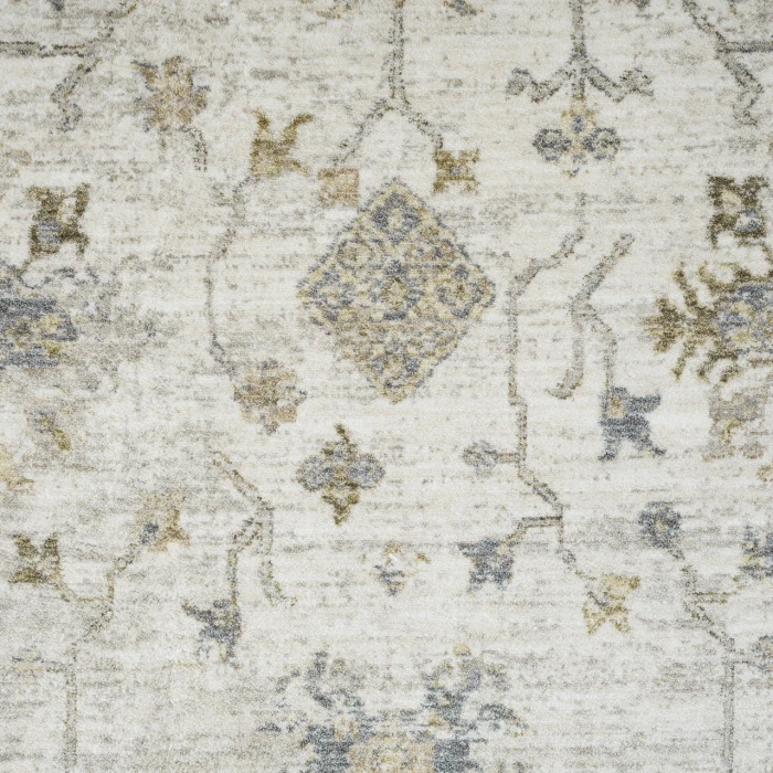 Rugs Town Ivory MIRAN 6ft.6in. x 6ft.6in. Round Rug