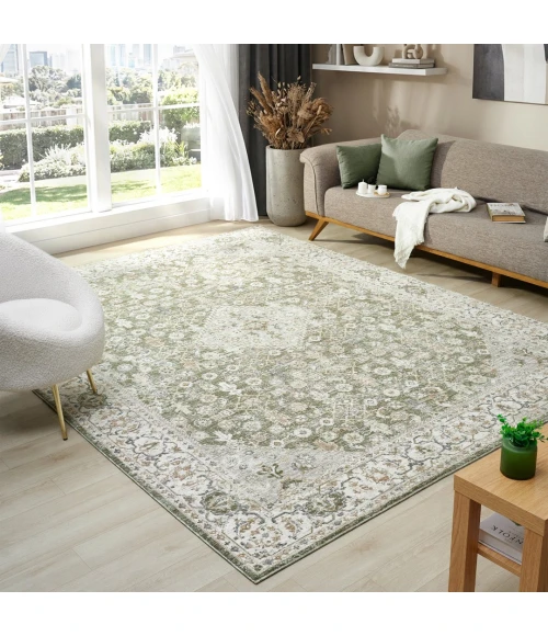 Rugs Town Miranda Green Fresnal 10ft. x 14ft.1in. Rect. Rug
