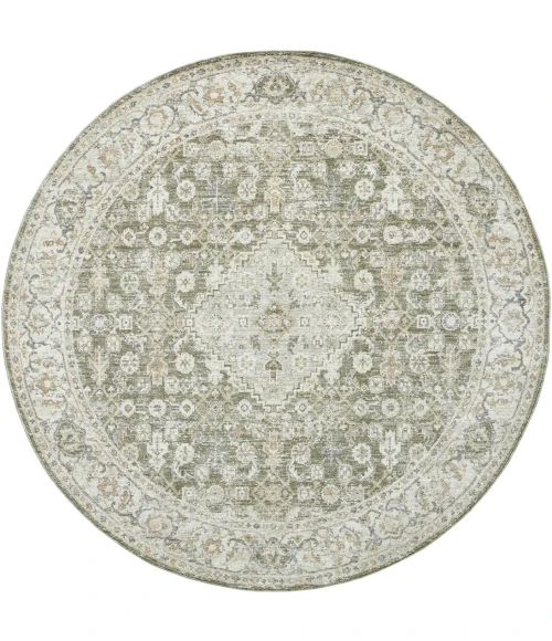 Rugs Town Miranda Green Fresnal 6ft.6in. Round Rug