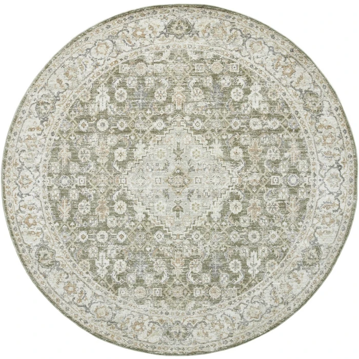 Rugs Town Green Fresnal 6ft.6in. Round Rug