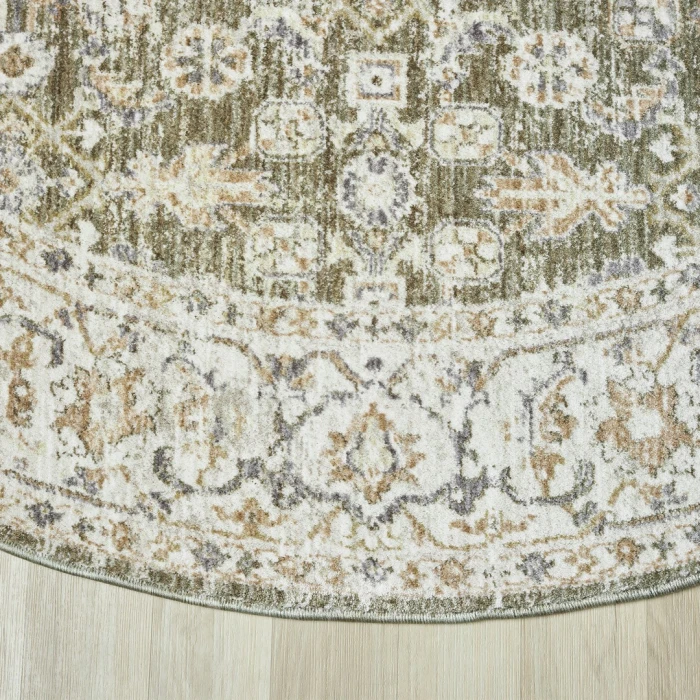 Rugs Town Green Fresnal 6ft.6in. Round Rug