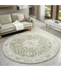 Rugs Town Miranda Green Fresnal 6ft.6in. Round Rug