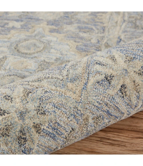 LR Home Modern Traditions 81285 Ice Blue 9' X 12' Rect. Rug