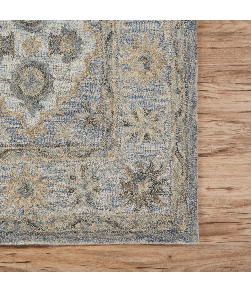 LR Home Modern Traditions 81285 Ice Blue 9' X 12' Rect. Rug