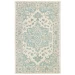 Monica MOD-AA Turquoise Gray Area Rug 7 ft. 9 in. X 9 ft. 9 in. Rectangle