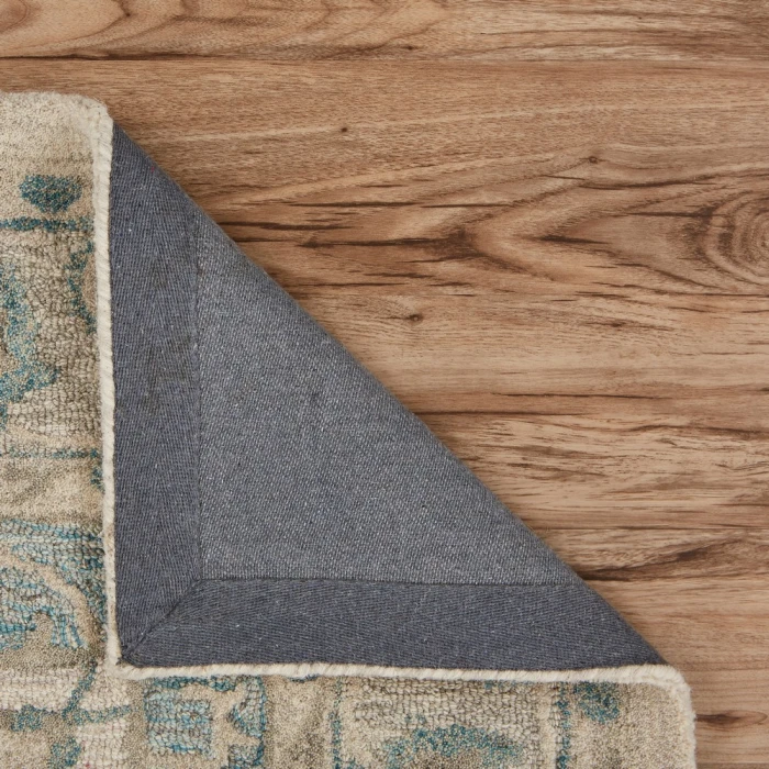 LR Home Modern Traditions 81288 Turquoise Gray 7'9" X 9'9 Rect. Rug