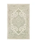 LR Home Modern Traditions 81289 Sea Green/ Gray 7'9" X 9'9 Rect. Rug