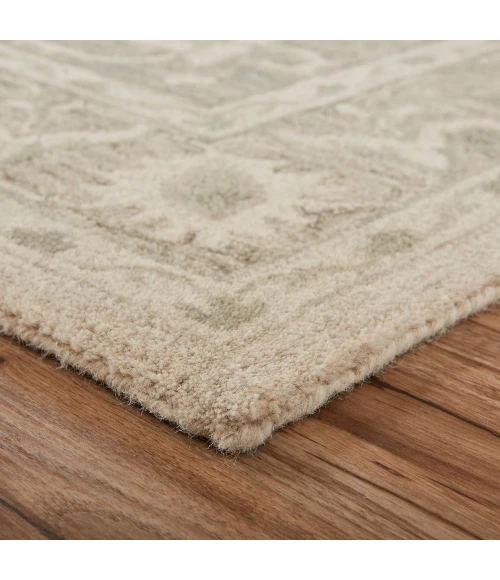 LR Home Modern Traditions 81289 Sea Green/ Gray 7'9" X 9'9 Rect. Rug