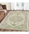 LR Home Modern Traditions 81289 Sea Green/ Gray 7'9" X 9'9 Rect. Rug