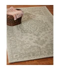 LR Home Modern Traditions 81289 Sea Green/ Gray 7'9" X 9'9 Rect. Rug