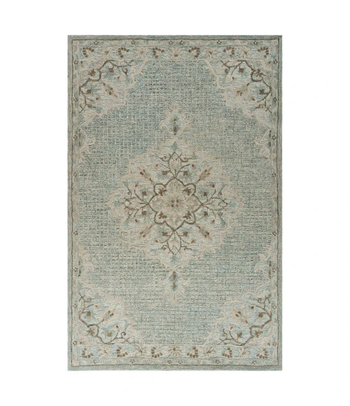 LR Home Modern Traditions 81291 Blue Lagoon 7'9" X 9'9 Rect. Rug