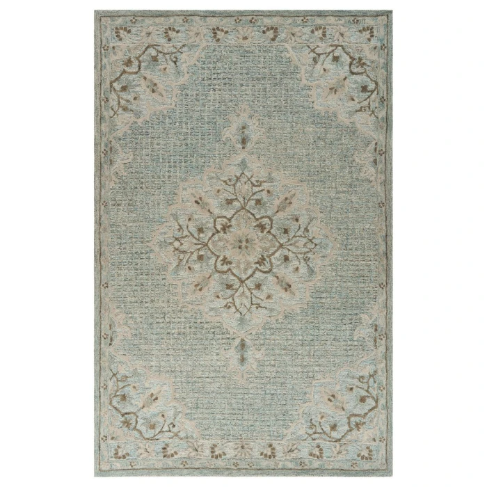 LR Home Modern Traditions 81291 Blue Lagoon 7'9" X 9'9 Rect. Rug