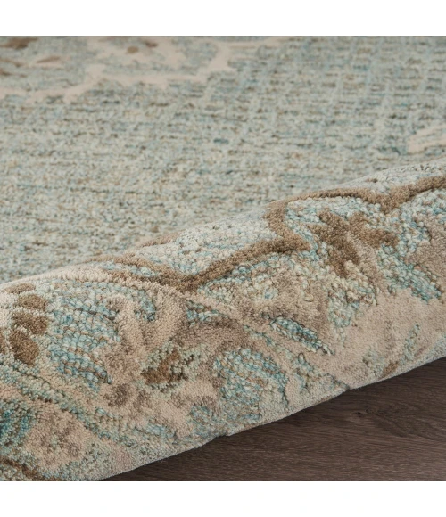 LR Home Modern Traditions 81291 Blue Lagoon 7'9" X 9'9 Rect. Rug