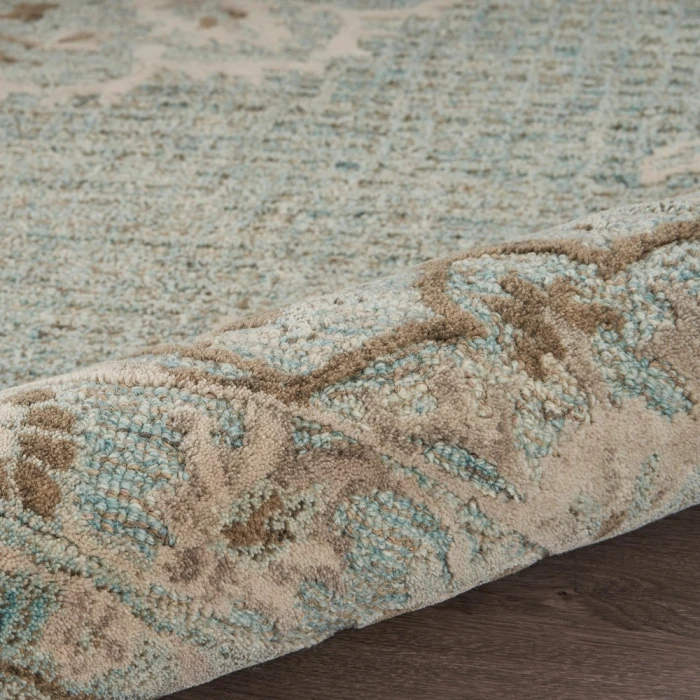LR Home Modern Traditions 81291 Blue Lagoon 7'9" X 9'9 Rect. Rug