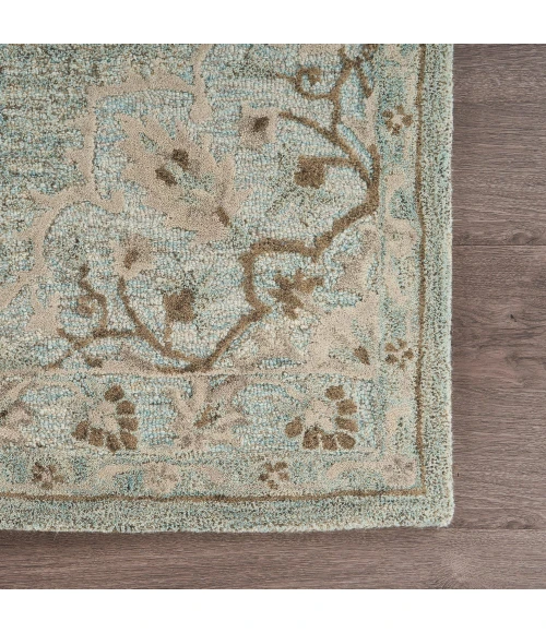 LR Home Modern Traditions 81291 Blue Lagoon 7'9" X 9'9 Rect. Rug