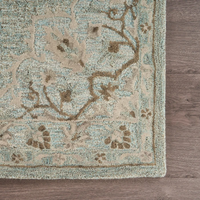LR Home Modern Traditions 81291 Blue Lagoon 7'9" X 9'9 Rect. Rug