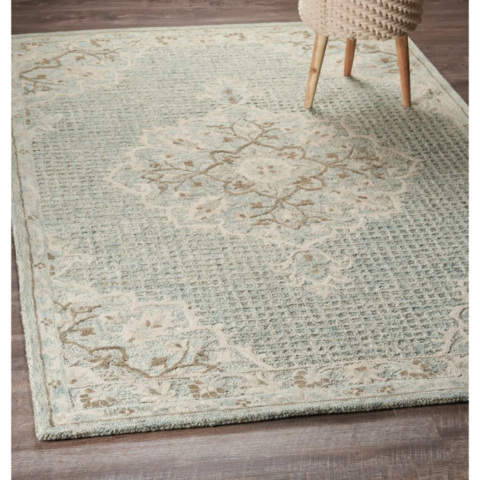 LR Home Modern Traditions 81291 Blue Lagoon 7'9" X 9'9 Rect. Rug
