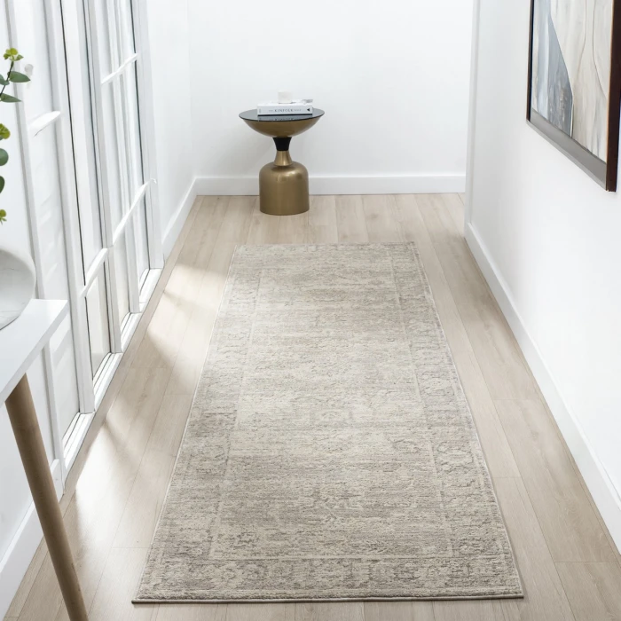 Rugs Town Beige MONAC 2ft.7in. x 7ft.10in. Runner Rug