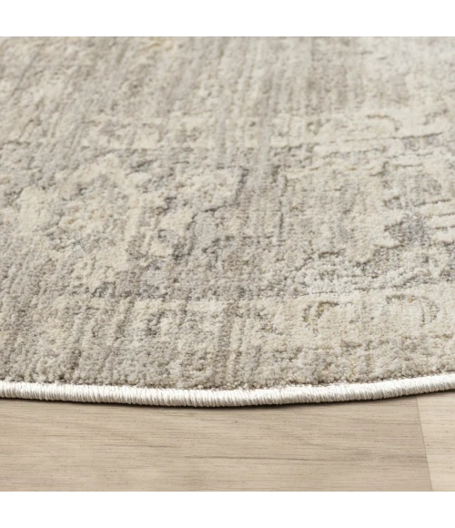 LR Home Monaco Beige MONAC 6ft. Round Rug