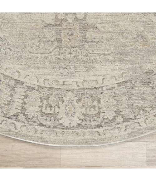 LR Home Monaco Beige MONAC 6ft. Round Rug