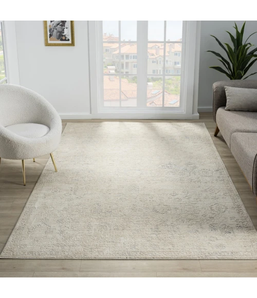 LR Home Monaco Beige MONAC 9ft. x 12ft. Rectangle Rug