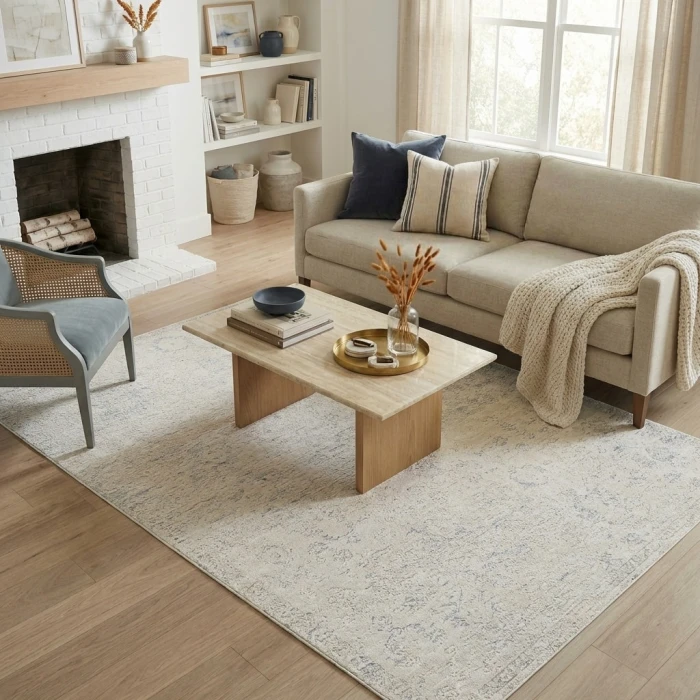 Rugs Town Beige MONAC 2ft. x 3ft. Rectangle Rug