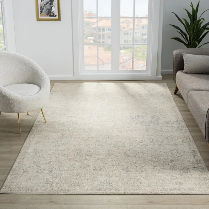 Rugs Town Beige Rochelle 4ft. x 6ft.6in. Rect. Rug